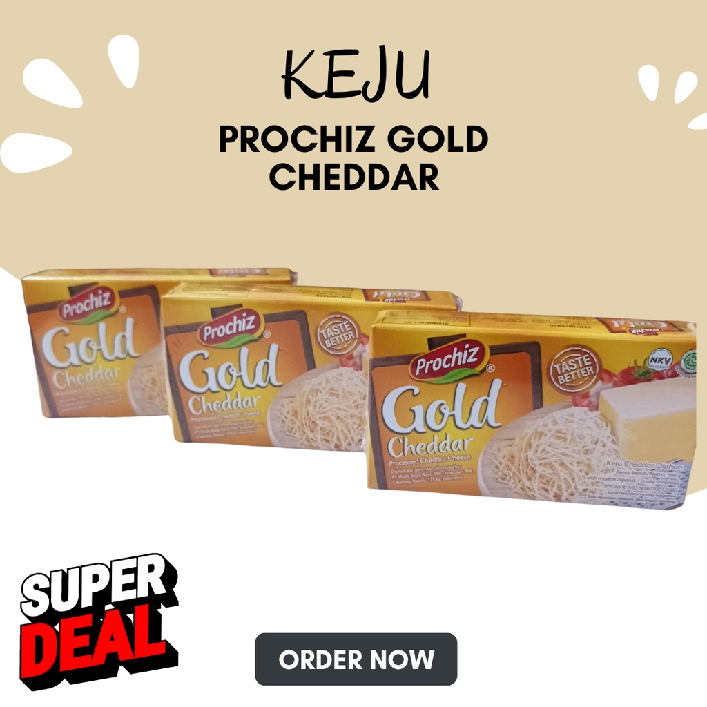 

Keju Prochiz Gold Cheddar [160gr]