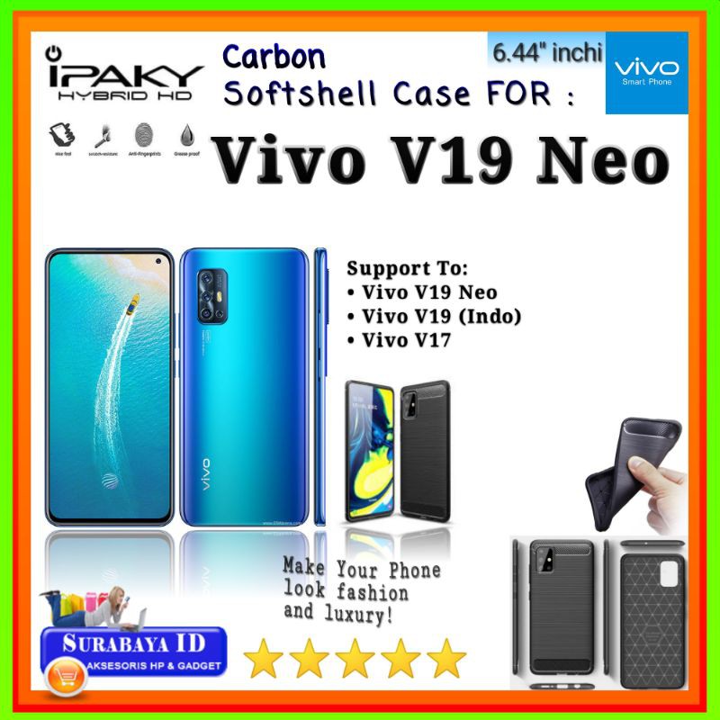 Casing Case Vivo V19 Neo (6.44"inchi) | Soft Case iPaky Vivo V19 Neo / Vivo V19 (V19 Indonesia)