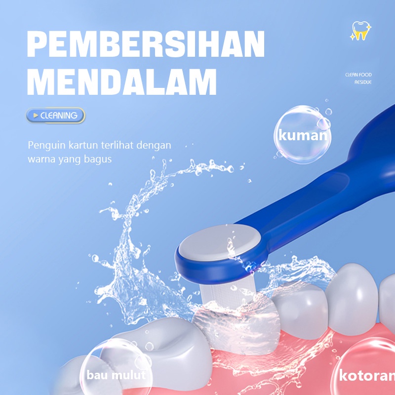 HIPPO LAND Sikat Gigi Bayi /Tooth Brush Bayi Bahan Silikon Bpa Free 265