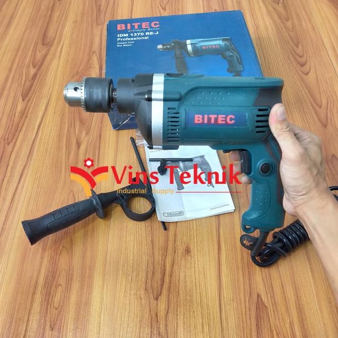 MESIN BOR TEMBOK BETON 13mm IMPACT DRILL IDM1370 BITEC IDM 1370