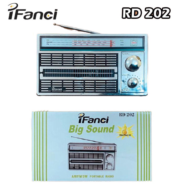 Speaker Portable Radio AM FM SW iFanci RD202