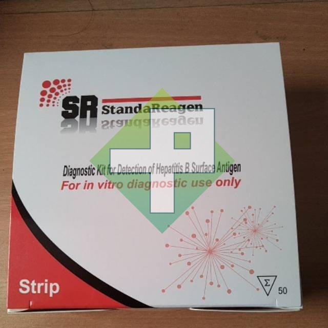 HbsAg StandaReagen / HbsAg Test Strip isi 50's