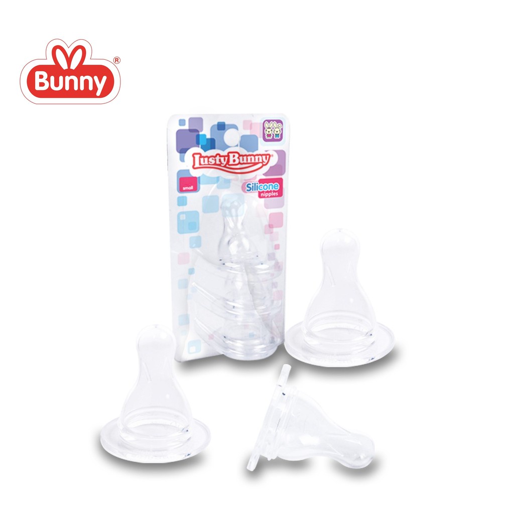 Lusty Bunny Isi 3 pcs Silicone Nipple Dot Bayi