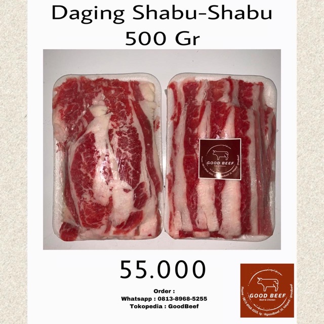 

Daging Shabu-Shabu US 500 Gram