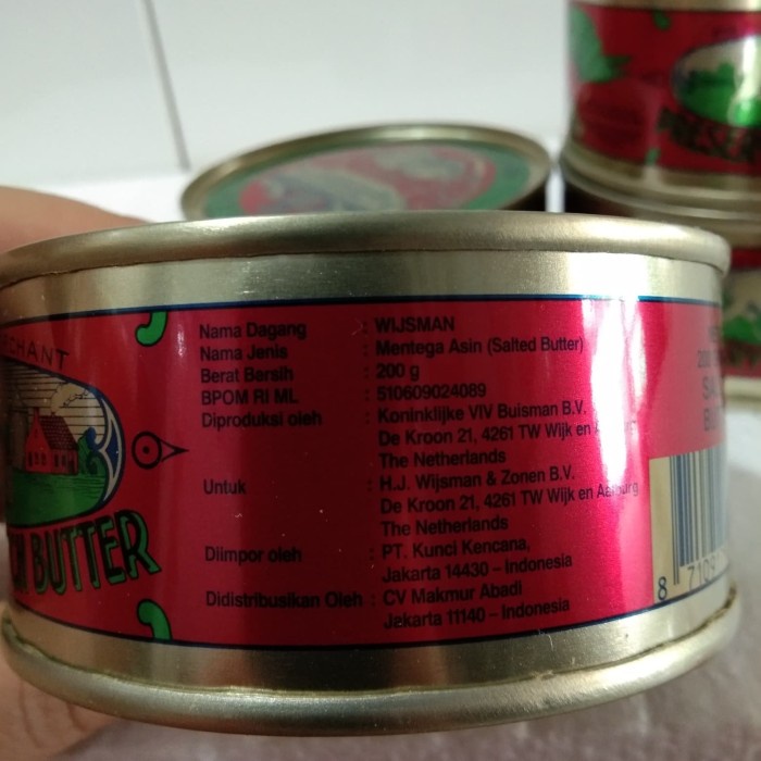 

fe20111 Wijsman Butter / Mentega Wisman 200 Gram Xa201As