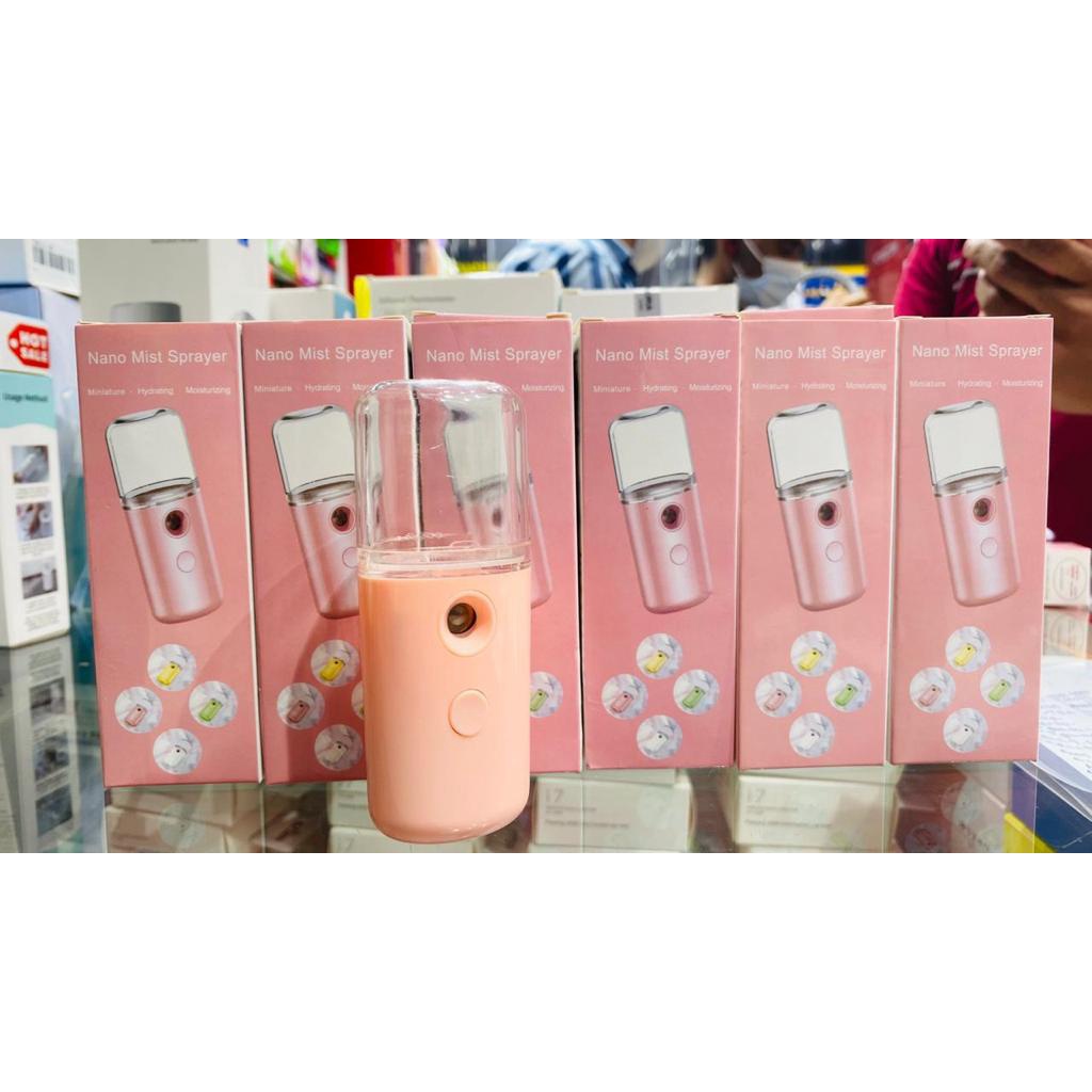 Nano Spray Perawatan Wajah Mini Portable USB Mist Sprayer Pelembab Kecantikan wanita i beauty muka