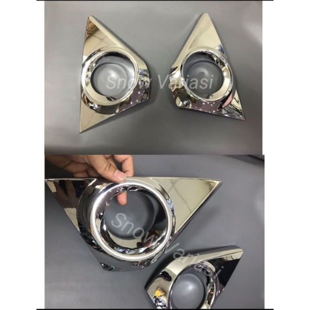 Cover Fog Lamp Avanza / Xenia 2019 Fog Lamp Cover Chrome