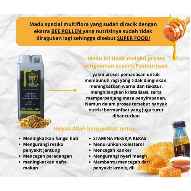 

TERLARIS!! MADU SUPER POLLEN