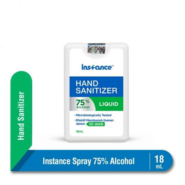 INSTANCE HAND SANITIZER SPRAY 18ML / HAND SANITIZER