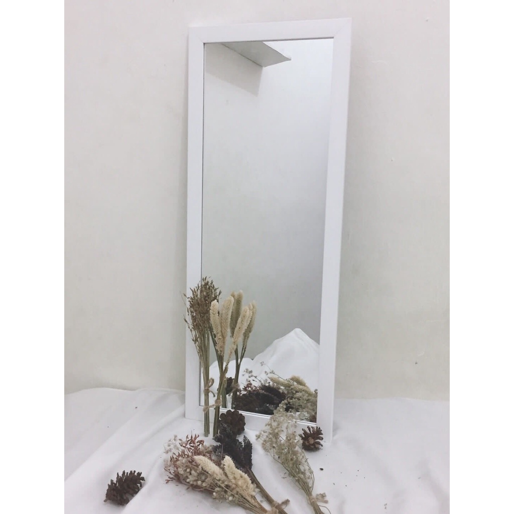Aesthetic Cermin dinding gantung minimalis Cermin makeup Cermin dinding murah 65x25-1