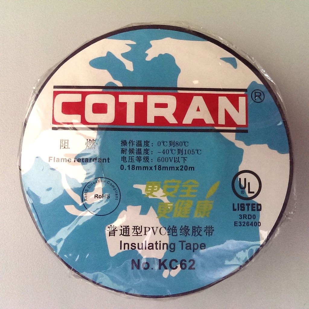 

Cotran Insulating Tape Solasi Listrik