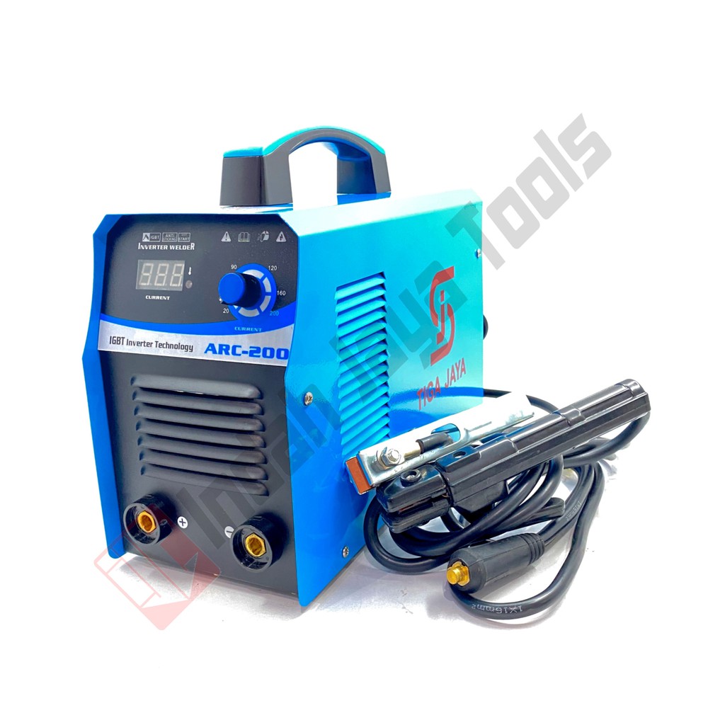 TIGA JAYA ARC-200 Mesin Las 200A Travo Las Listrik Inverter MMA