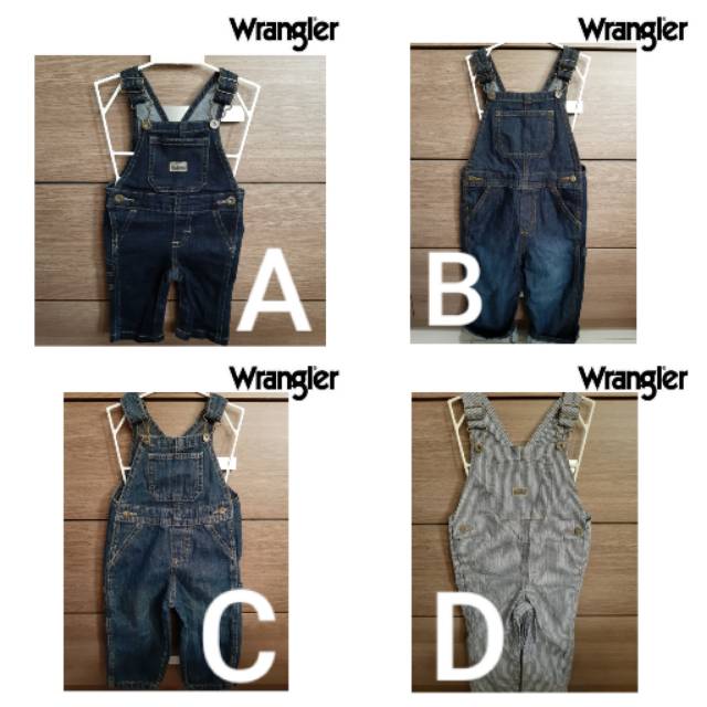 OVERALL JEANS WRANGLER ANAK