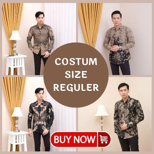 [CUSTOM BATIK REGULER LENGAN PANJANG / PENDEK]