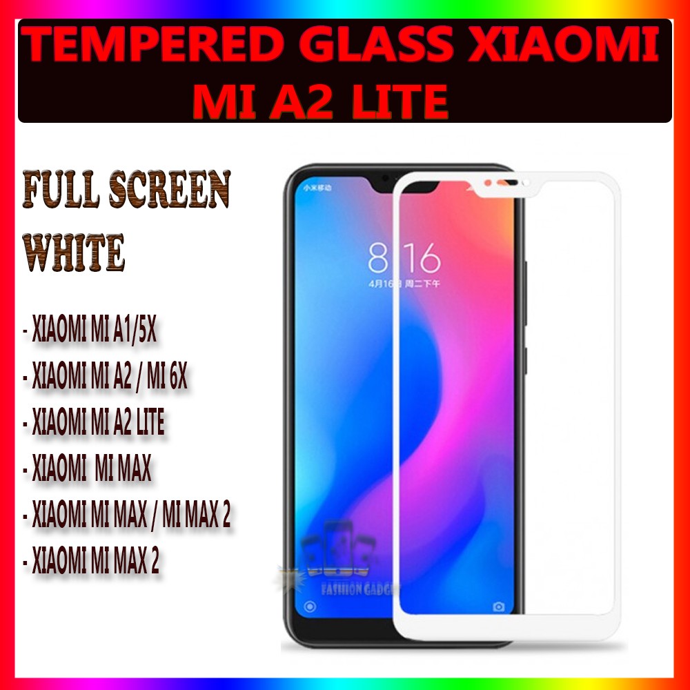 TEMPERED GLASS XIAOMI MI A2 / XIAOMI MI 6X / XIAOMI  MI A2 LITE / XIAOMI REDMI 6A / REDMI NOTE 5A/5A PRO/XIAOMI REDMI 4A ANTI GORES KACA TEMPER GLASS