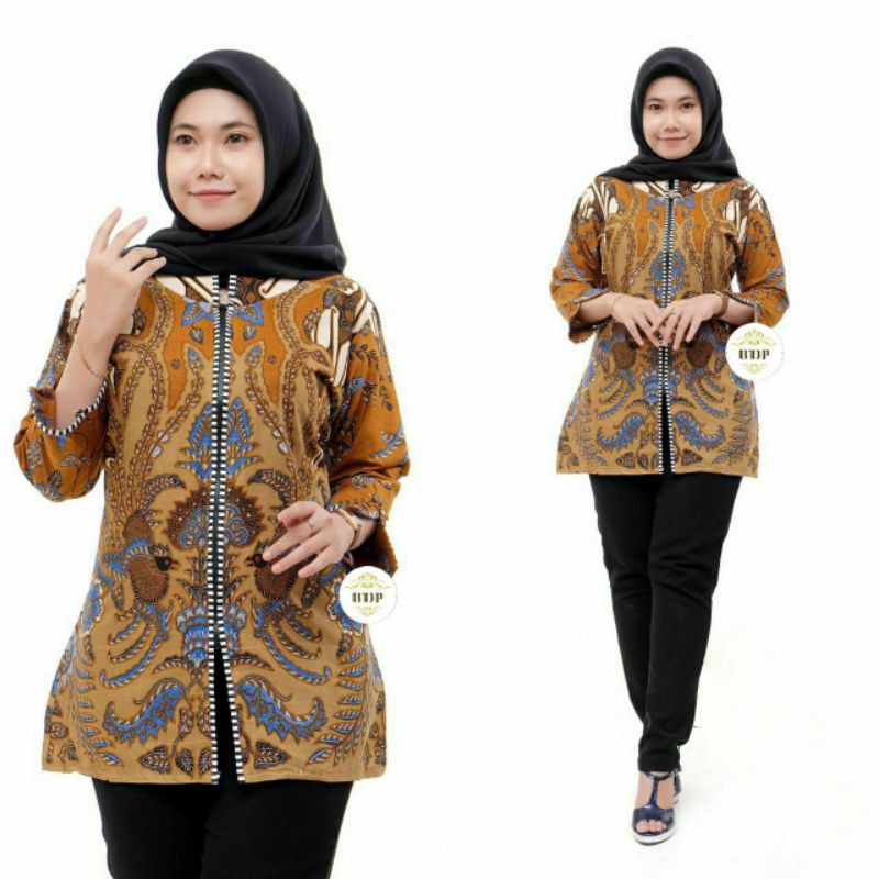 Blouse Batik Bolero - Blus Batik Kantor