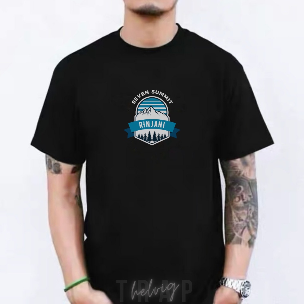 T-Shirt Poseidon Black Kaos Pria balinesia Radiate Positivity Black | Kaos Distro | Kaos Premium