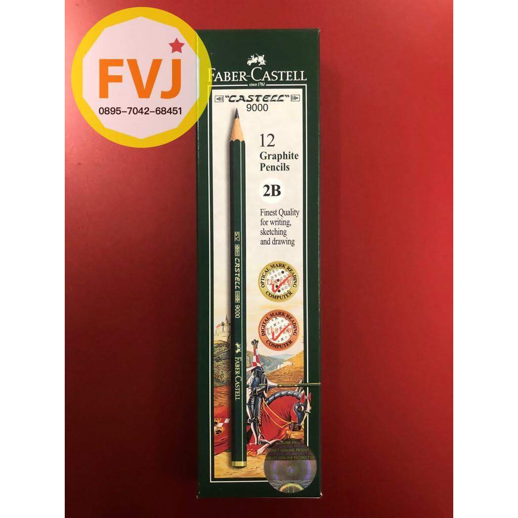 

1 lusin / 12 buah - Pensil Faber Castle 2B harga per lusin isi 12pcs