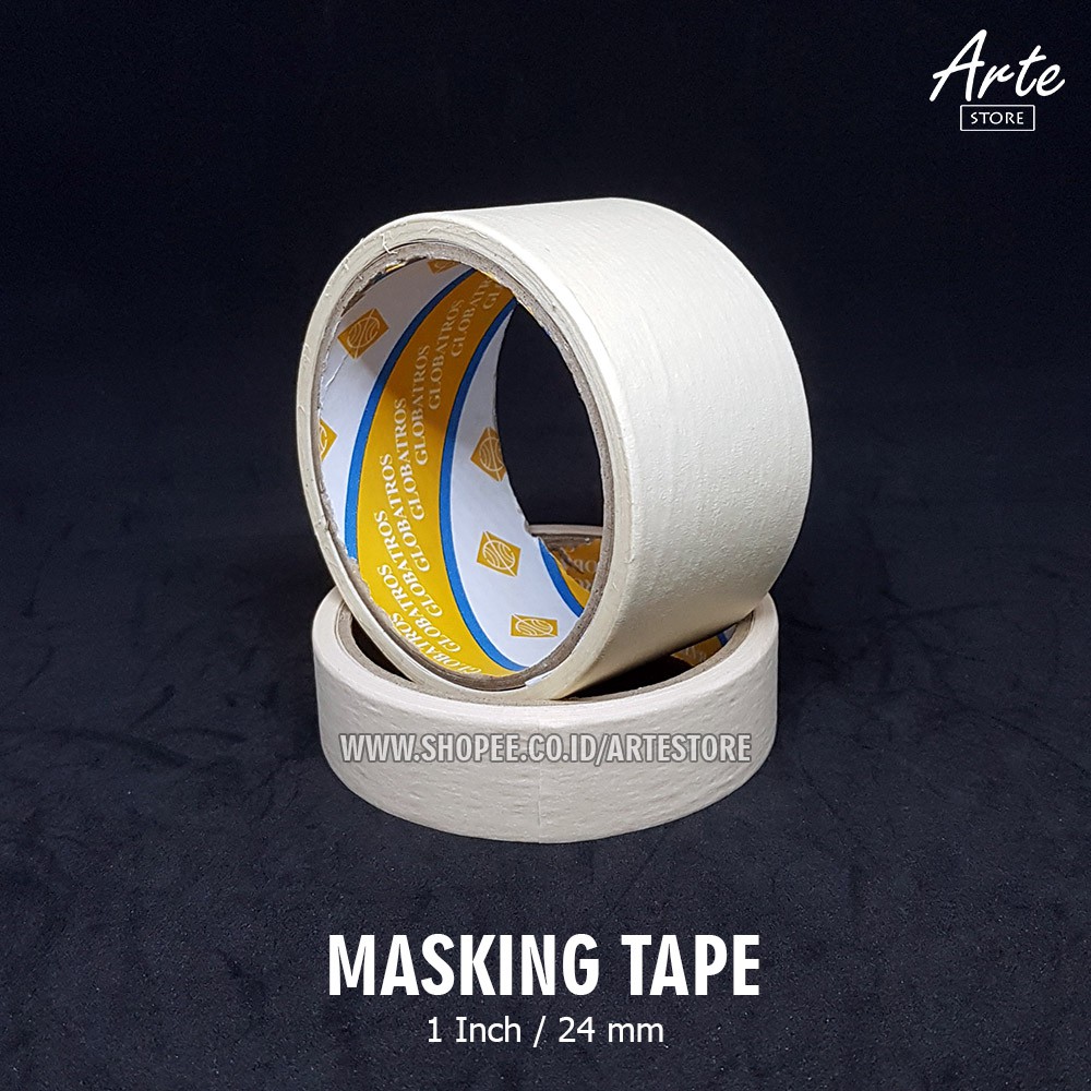 Masking Tape (Lakban Kertas) 1 Inch