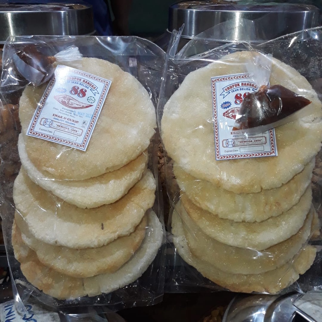 KRUPUK KEMPLANG SAMBEL PALEMBANG / KRUPUK BANGKA + SAMBAL / KRUPUK BANGKA / KRUPUK KEMPLANG / ALMA.SNACK