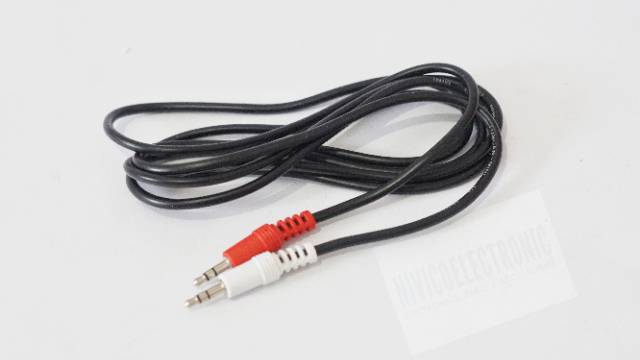 Kabel RCA 1-1 kabel hitam 1.5 m