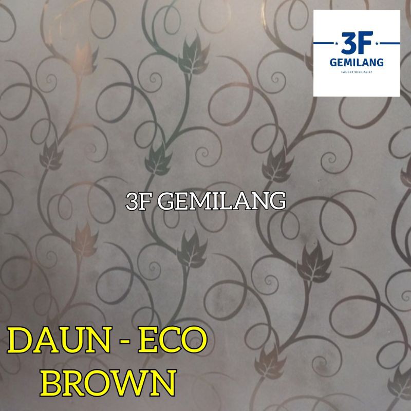 GATOR - Fiber Plastik Penutup Pagar Motif Daun ECO Meteran