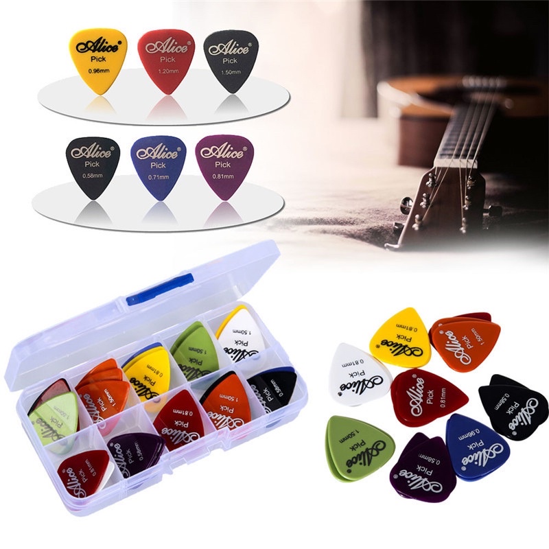 Alice Pick Gitar Akustik 50 PCS - A011A - Multi-Color