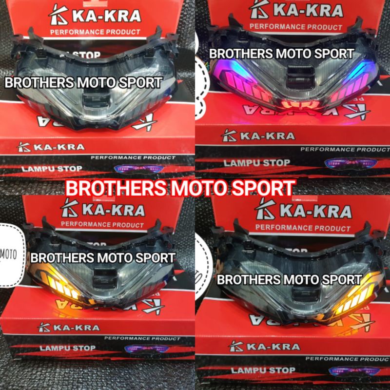 lampu stop nmax new lampu belakang new nmax stoplamp kakra nmax new