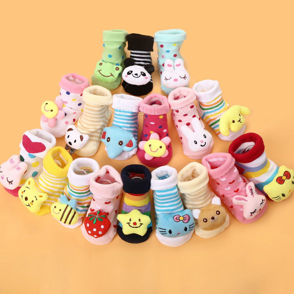 Kaos Kaki Bayi Newborn Baru Lahir Kaos Kaki Bayi Laki-Laki Perempuan SY-0622 Kaos Kaki Motif Karakter Baby Socks Sock Pelindung Kaki Bayi Alas Kaki Bayi Sarung Kaki Bayi