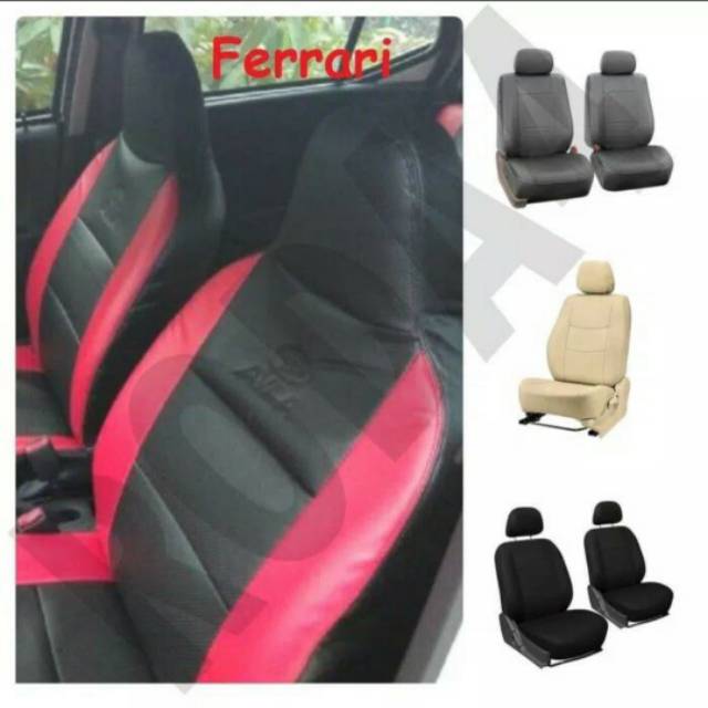 Seat cover/ sarung jok bahan ferrary mobil universal