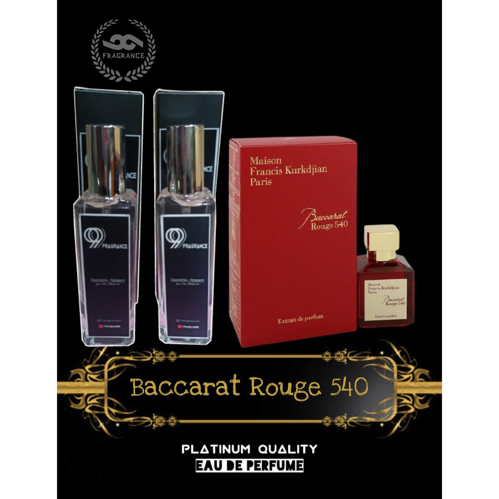 Baccarat REFILL Platinum Quality by 99fragrance