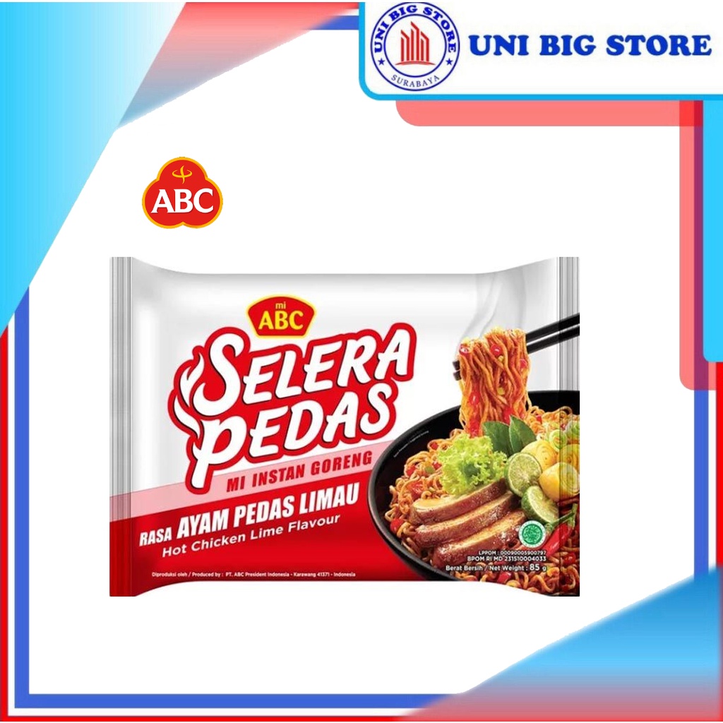

ABC Mie Goreng Selera Pedas Rasa Ayam Limau 85 gr