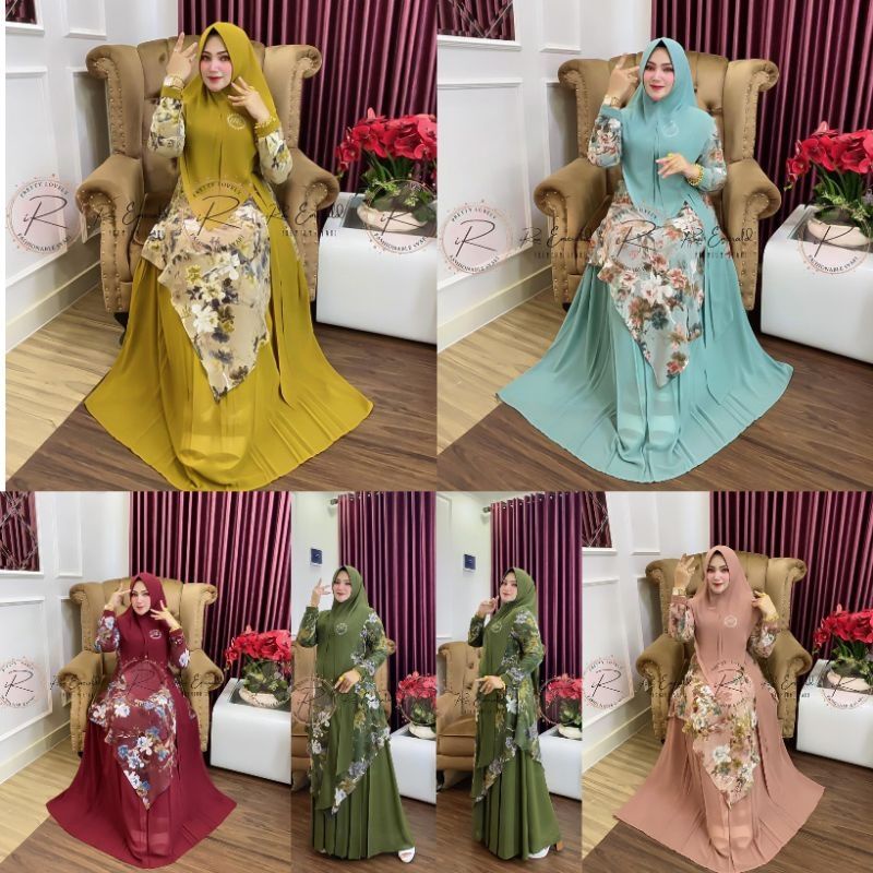 (COD) ORI IRNA GALLERY Set syar'i AURORA vol. 7 Signature
