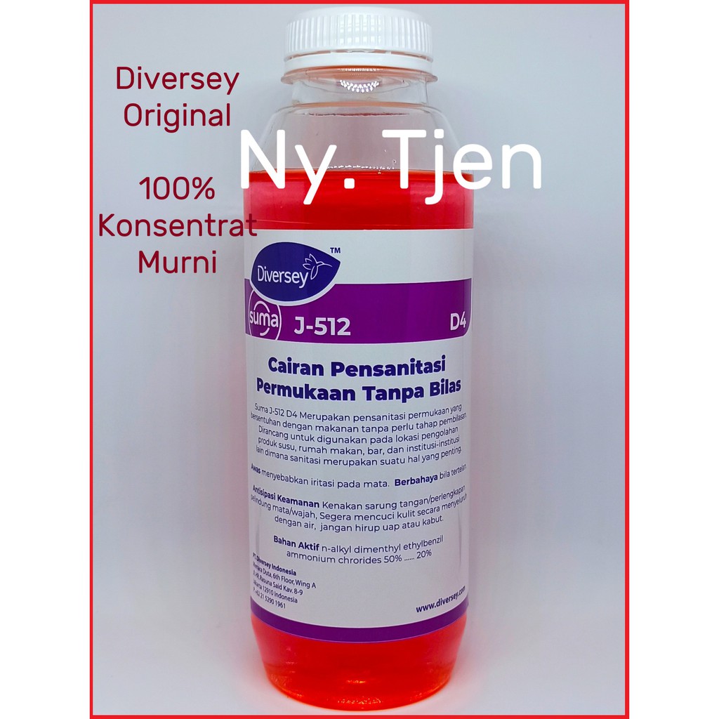 Desinfektan ANTI VIRUS BAKTERI ANTISEPTIK DIVERSEY 500ml Cairan Konsentrat
