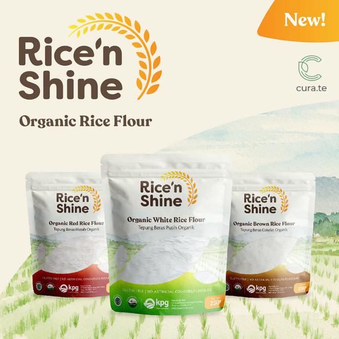 

Diskon RICE N SHINE TEPUNG BERAS ORGANIK 250GR MPASI GLUTEN FREE FLOUR - Beras Merah Diskon