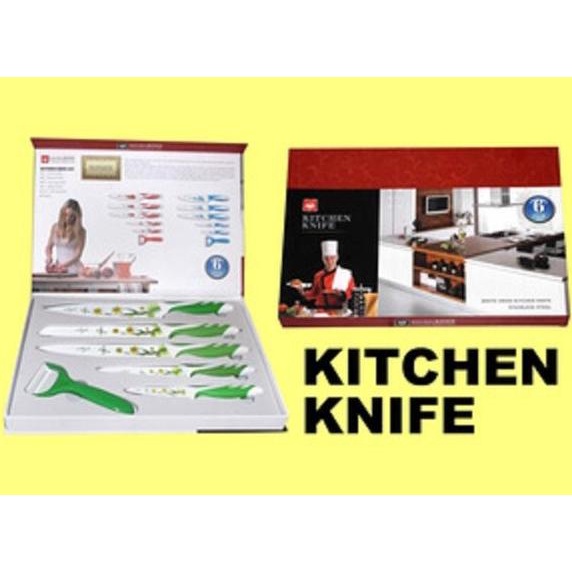 Torpedos 12136 Kitchen Set 6 Knife Anti Karat Daisyleisyana