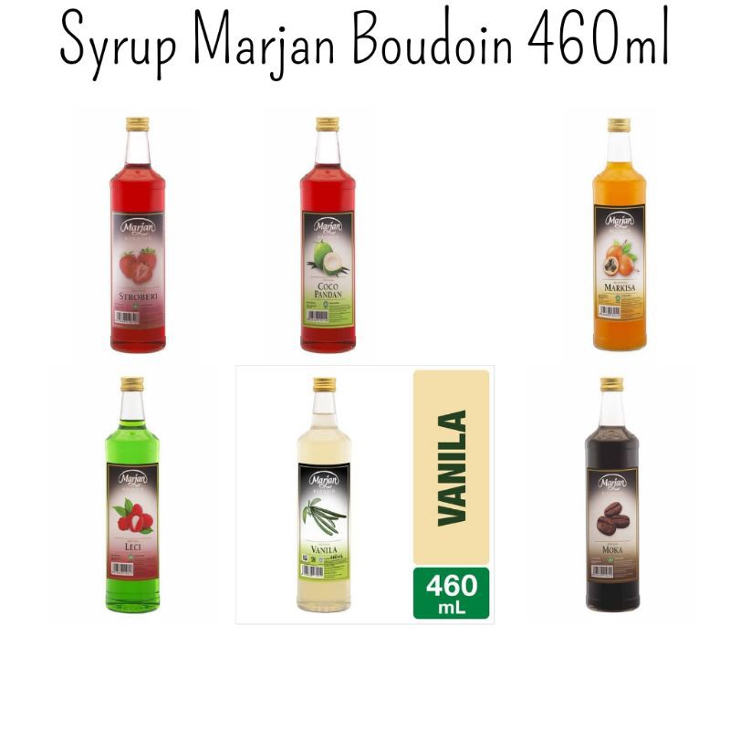 Syrup Marjan Boudoin Sirup 460ml