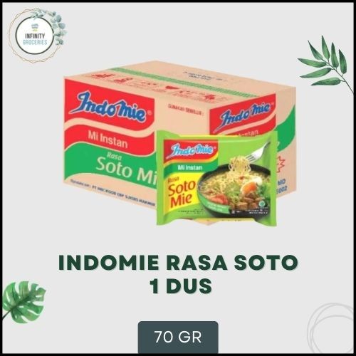 

INDOMIE RASA SOTO SPC 70Gr 1 DUS MURAH !!