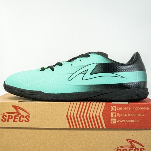 Sepatu Futsal Specs Azura IN Black Mantis 402016 Original BNIB