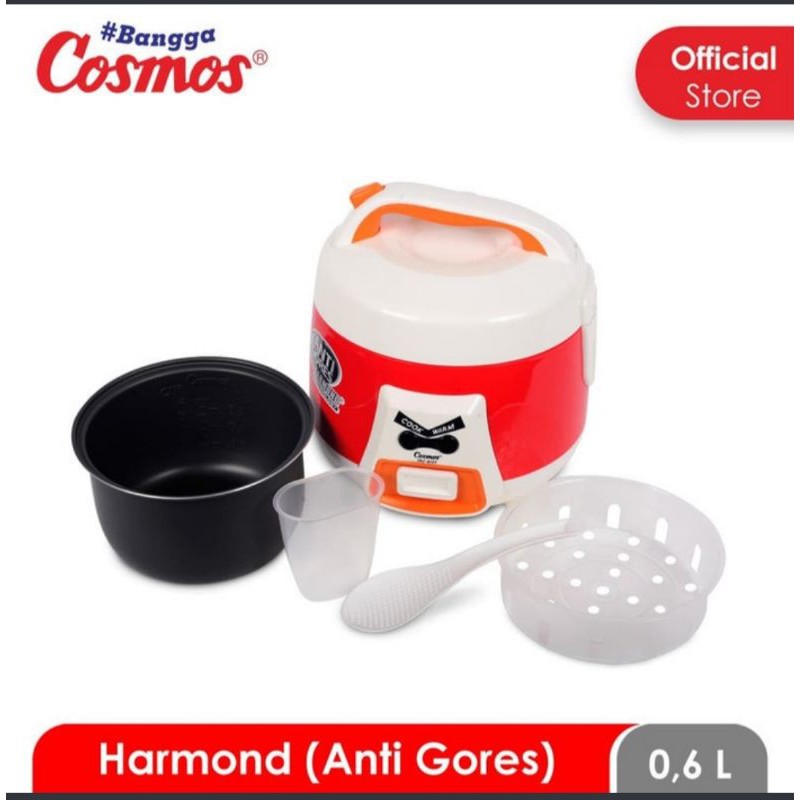 COSMOS Magic Com 0,6 Liter / Rice Cooker Harmond 3in1 CRJ 6123 - Garansi Resmi 1 Tahun