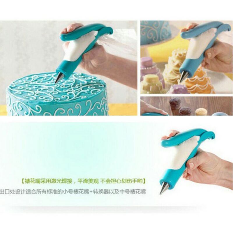ALAT PENGHIAS KUE TART UNIK / PEN PENGHIAS KUE ULANG TAHUN / EZ DECO ICING PEN