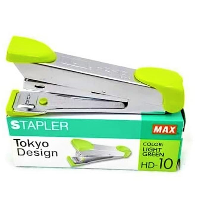 

STAPLER STAPLES MAX HD-10 TOKYO DESIGN NO.10 MESIN HEKTER STEPLER STAINLESS TAHAN KARAT