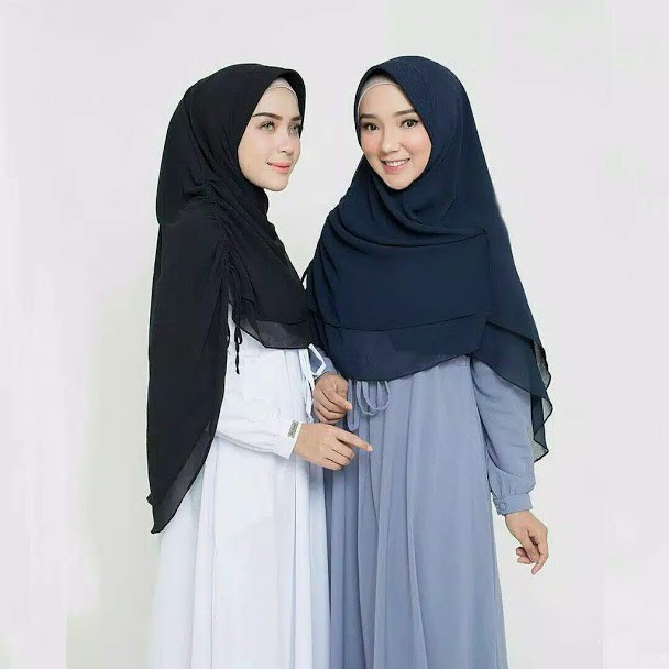 KU051 Pashmina Kerut ZanitaJILBAB SYARI Hijab Kerut Zanita Khimar Kerut Zanita Kerudung Kerut Zanita