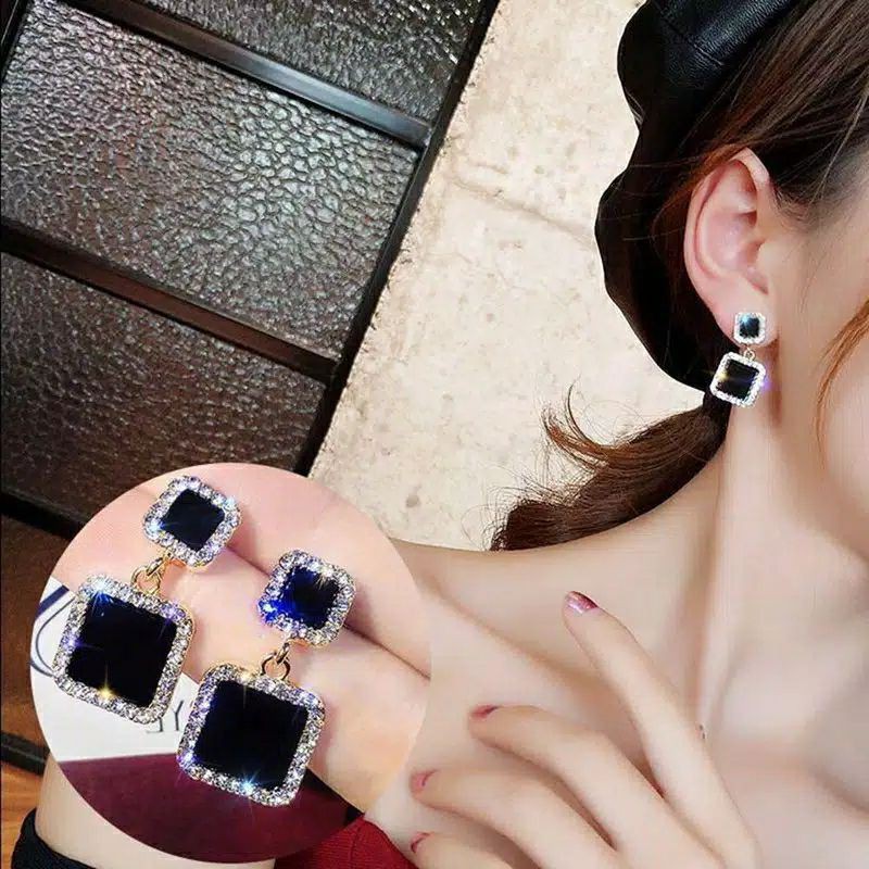 anting tusuk elegan impor