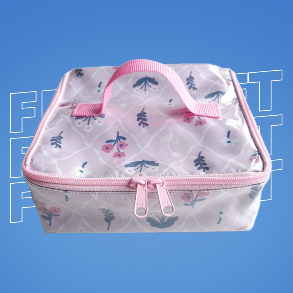 [GIFT] NIVEA x Kelly's Co SUPERBLOOM Vanity Bag - Pink