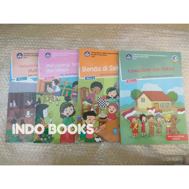 TERBARU Paket Buku Tematik SD Kelas 3 Semester 1 Revisi 2018 Kurikulum 2013