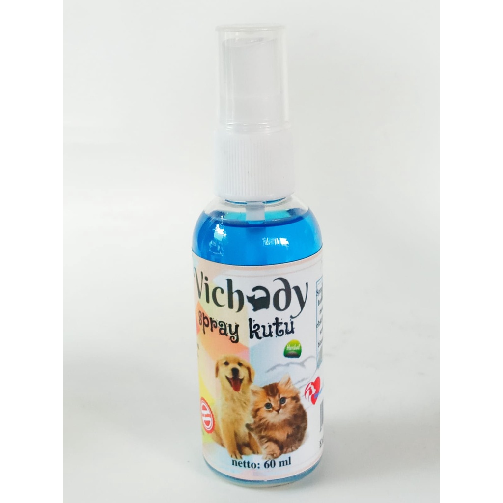 Obat Semprot Kutu Anjing dan Kucing Vichady 60ML