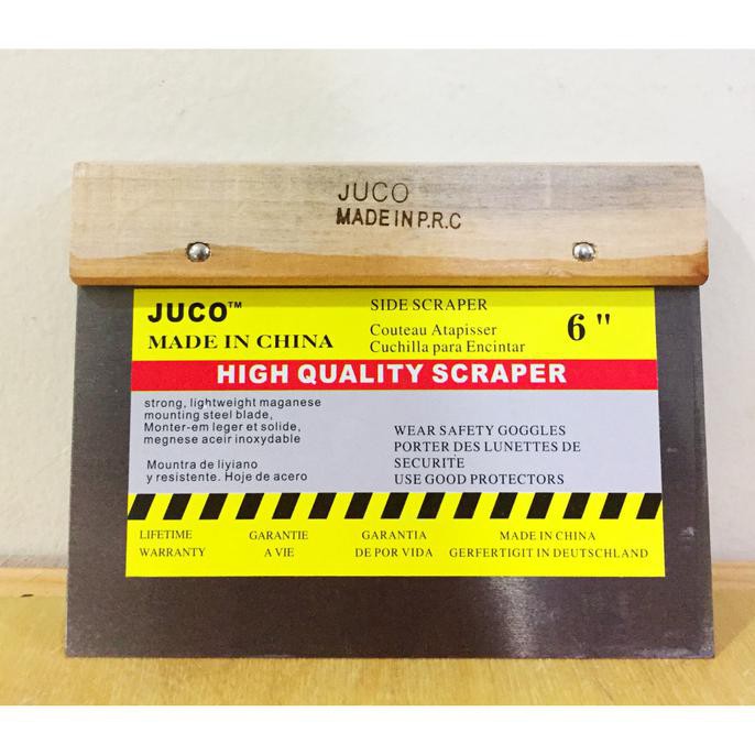 KAPE SCRAPER 6 INCH JUCO RAKEL PISAU KAPE SKRAP SEKOP SKOP SEMEN KAPI