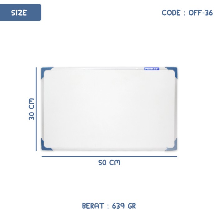 

WHITE BOARD KECIL PAPAN TULIS GANTUNG UKURAN 50X30 CM (OFF-36) promo