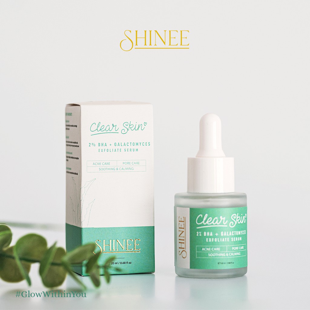 Shinee Clear Skin 2% BHA + Galactomyces Exfoliate Serum 20mL